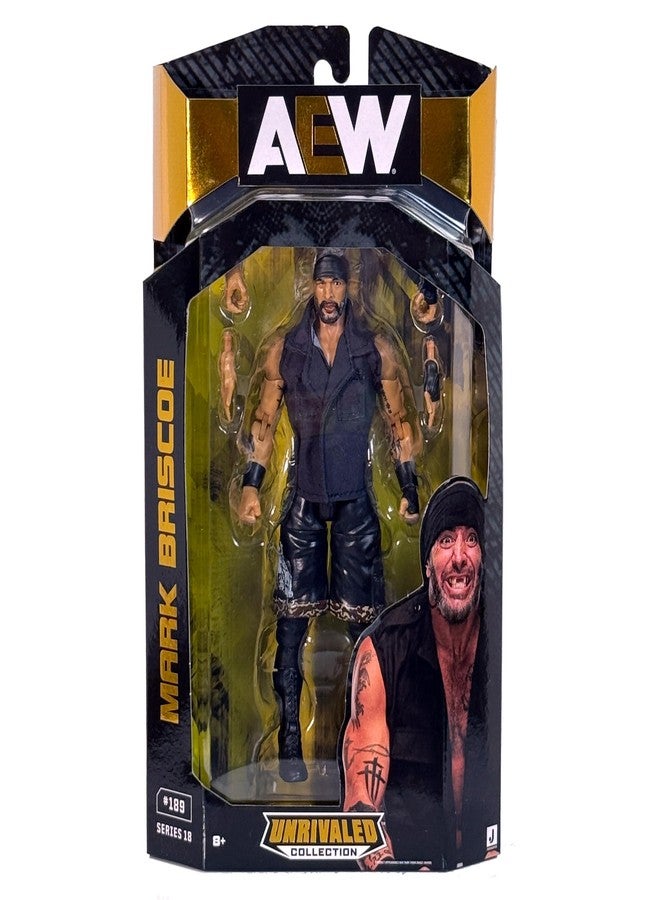 AEW Mark Briscoe Unrivaled 18 Toy Wrestling Action Figure - Image 1